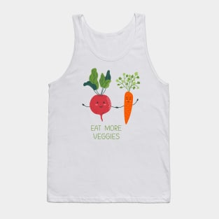 Cartoon veggies characters Tank Top